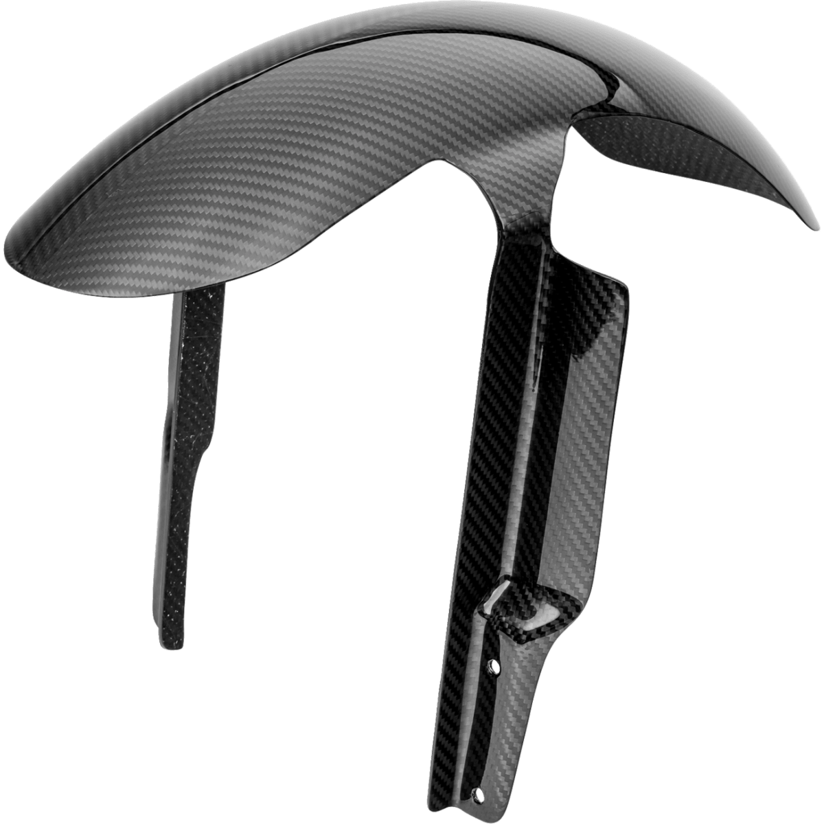 SLYFOX - Carbon Fiber Front Fender - Gloss Black '20-'24 - Fenders - MetalCore Harley Supply