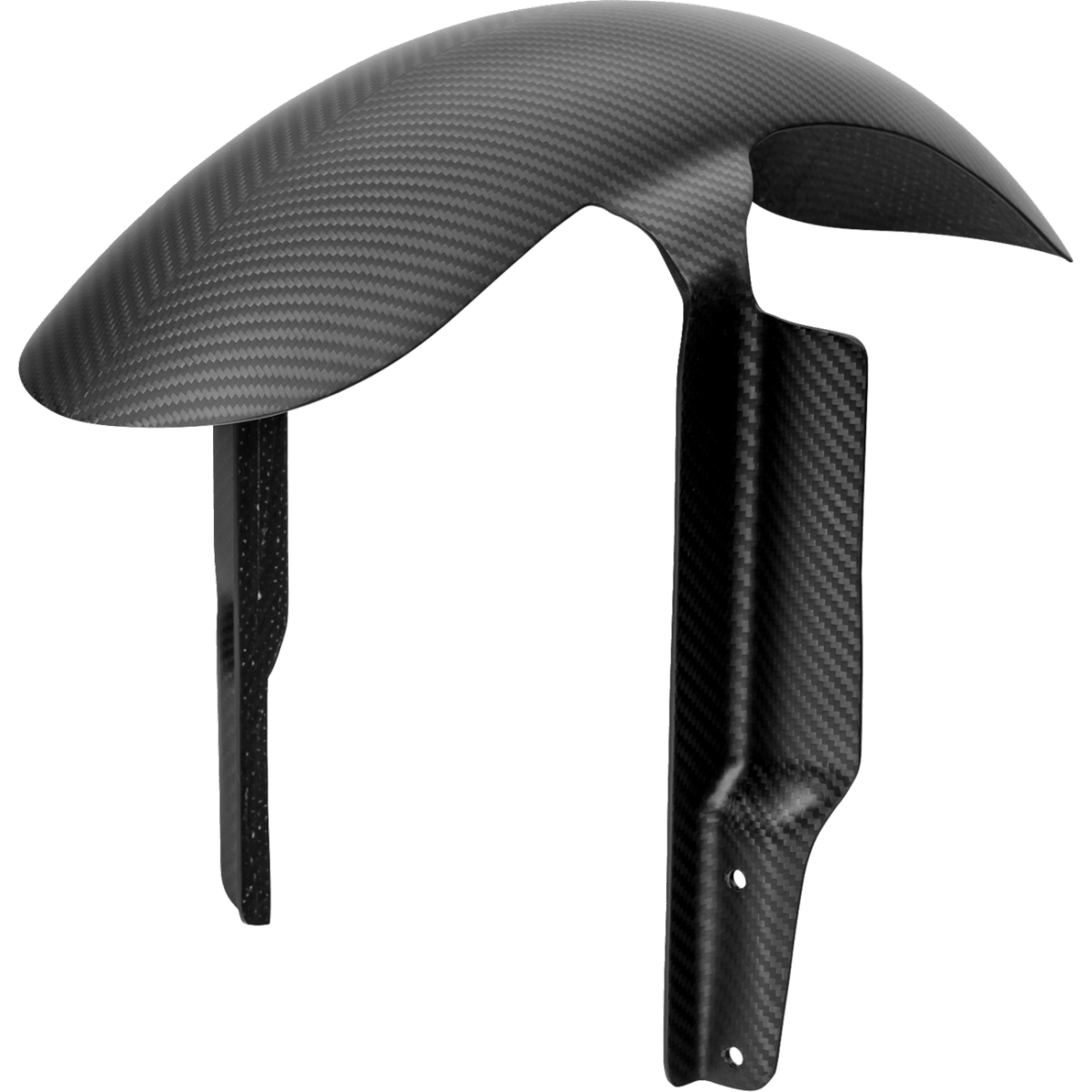 SLYFOX - Carbon Fiber Front Fender - Matte Black '20-'24 - Fenders - MetalCore Harley Supply
