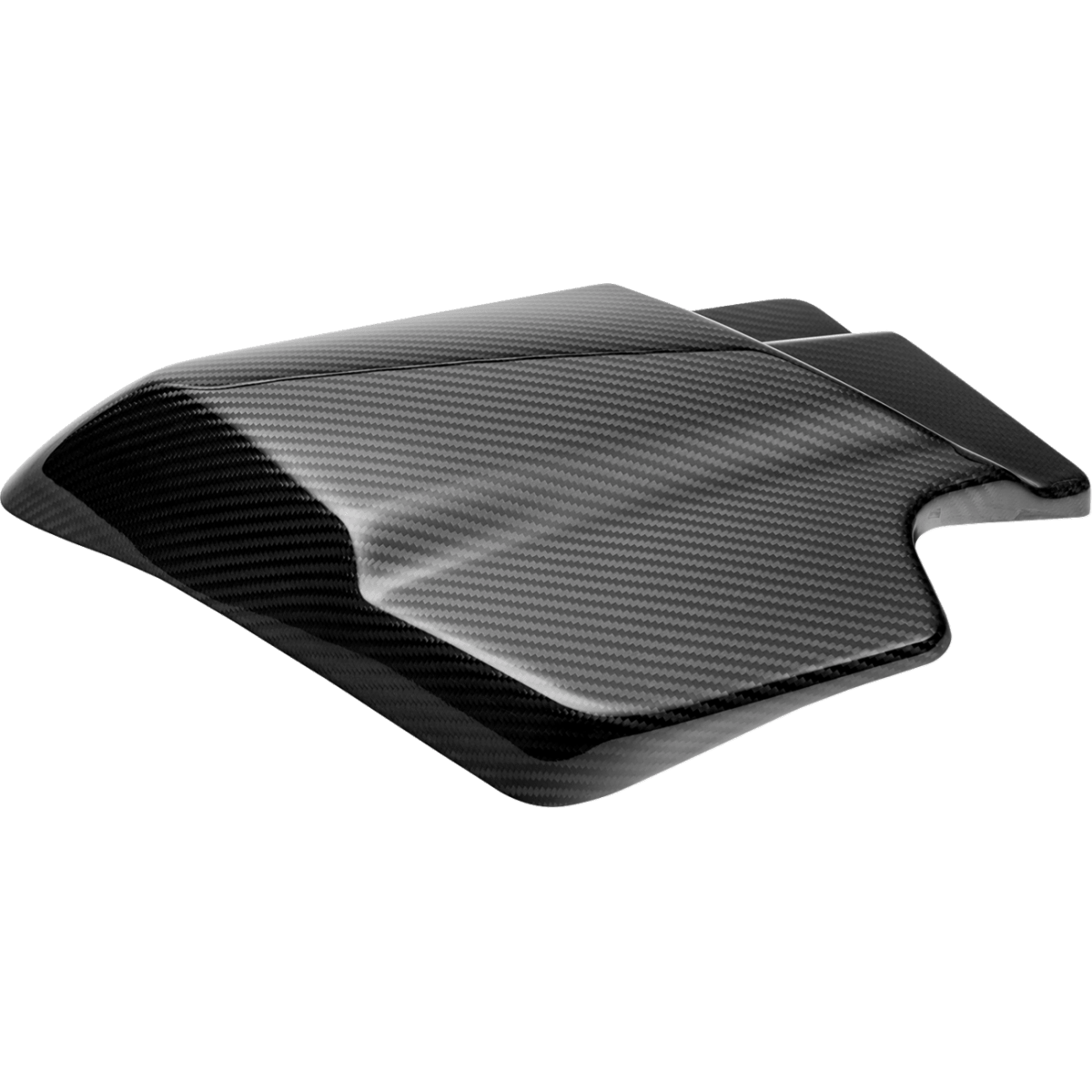 SLYFOX - Carbon Fiber Side Covers - Gloss Black '09-'23 - Frame Covers - MetalCore Harley Supply
