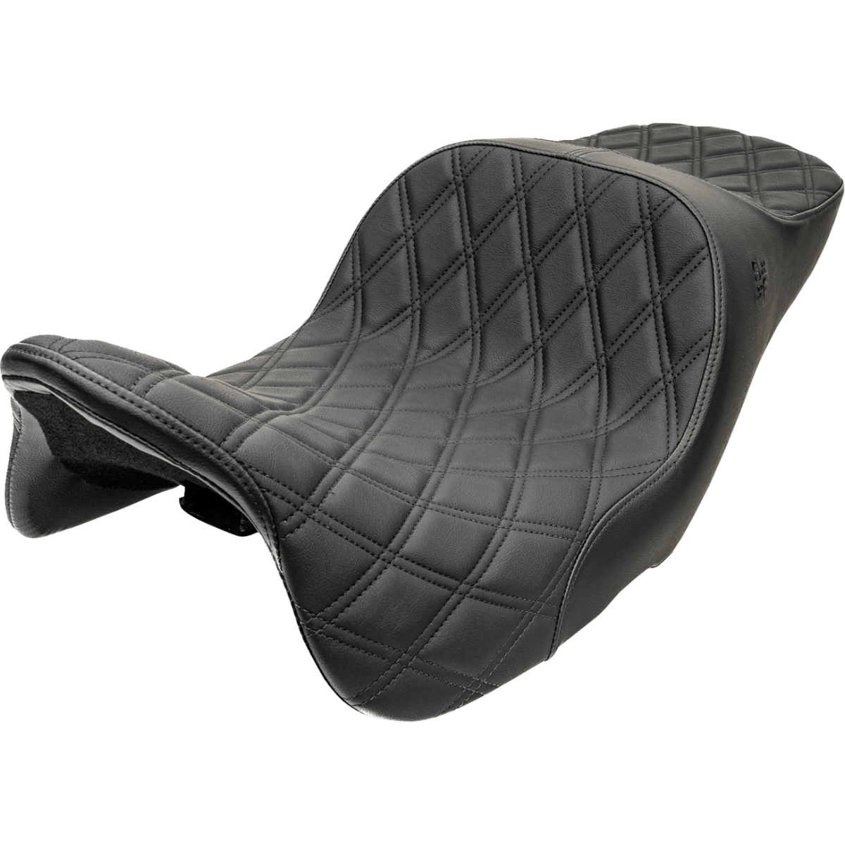 SLYFOX - Chariot 2-Up Seat - Black Diamond '09-'25 - Seats - MetalCore Harley Supply