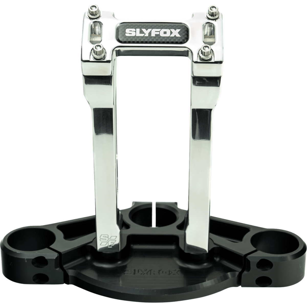 SLYFOX - Handlebar Riser Kit - Straight 8" Raw 1-1/8 inch - Risers - MetalCore Harley Supply