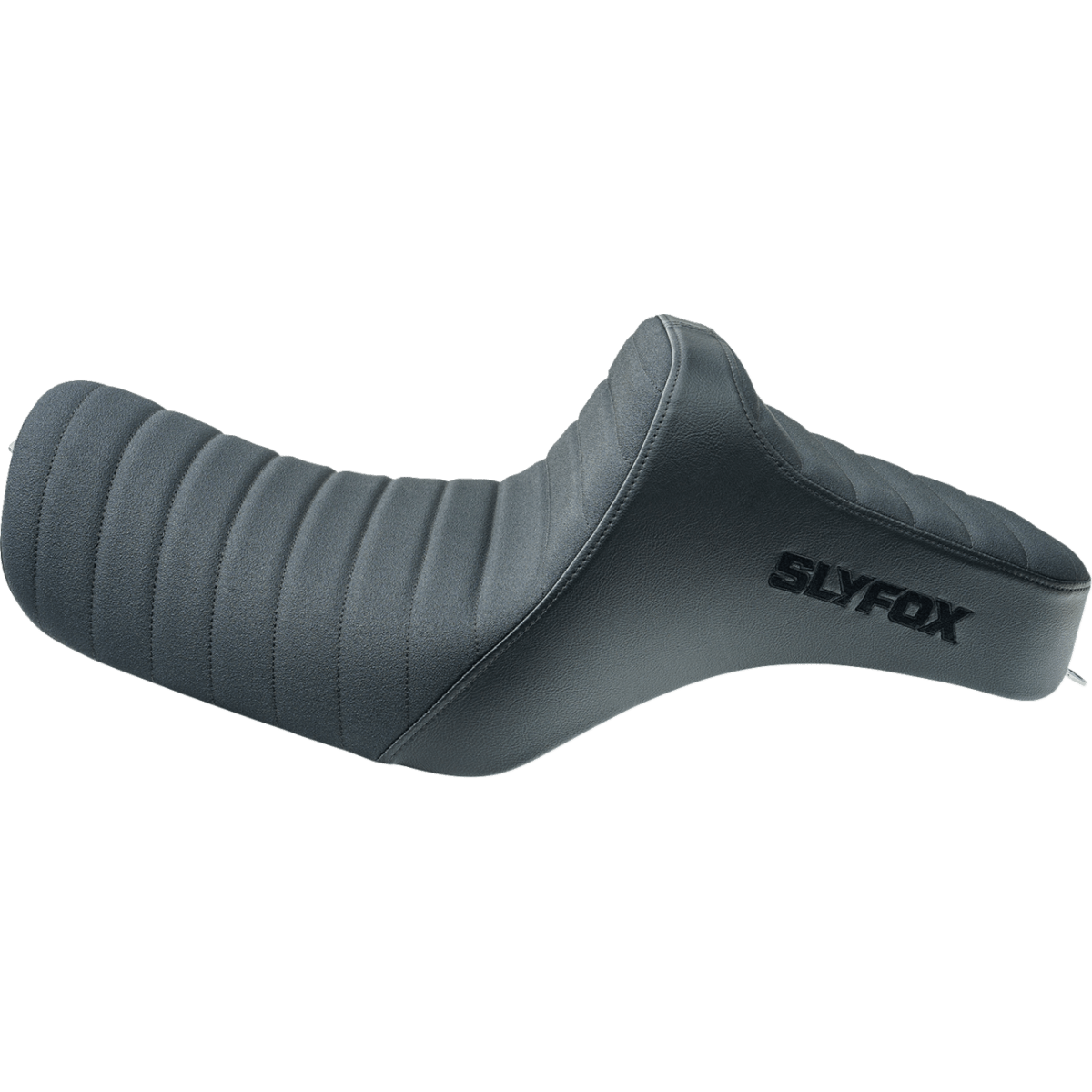 SLYFOX - High Noon 2-Up Seat - Black Logo Classic '04-'22 - Seats - MetalCore Harley Supply