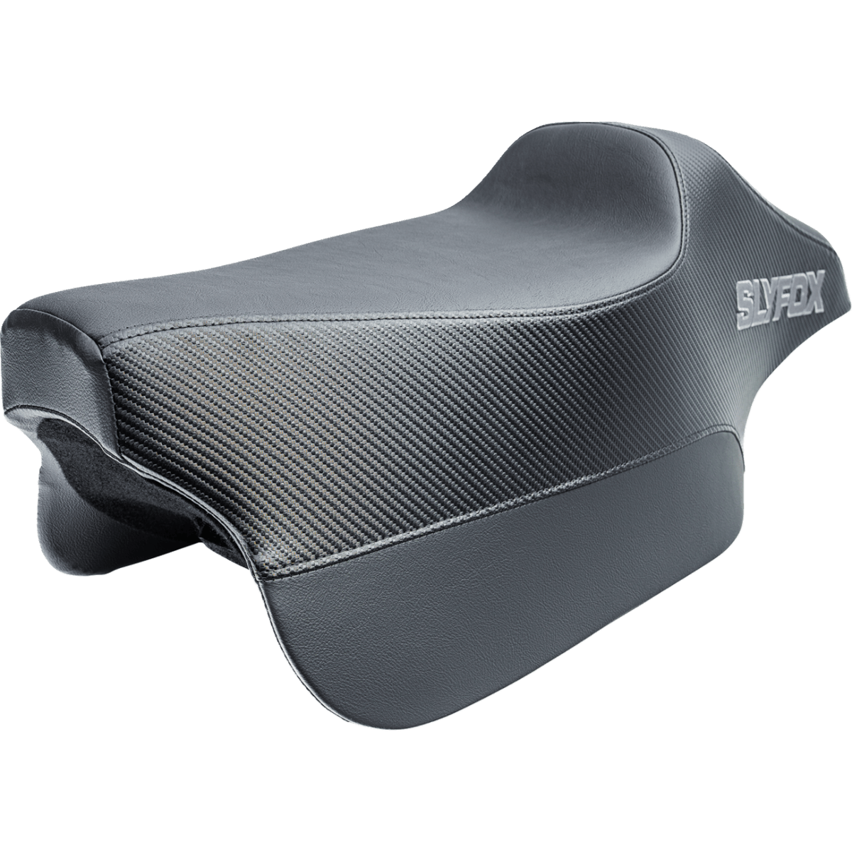 SLYFOX - Race 2-Up Seat - Tall (3in Support) '08-'25 - Seats - MetalCore Harley Supply