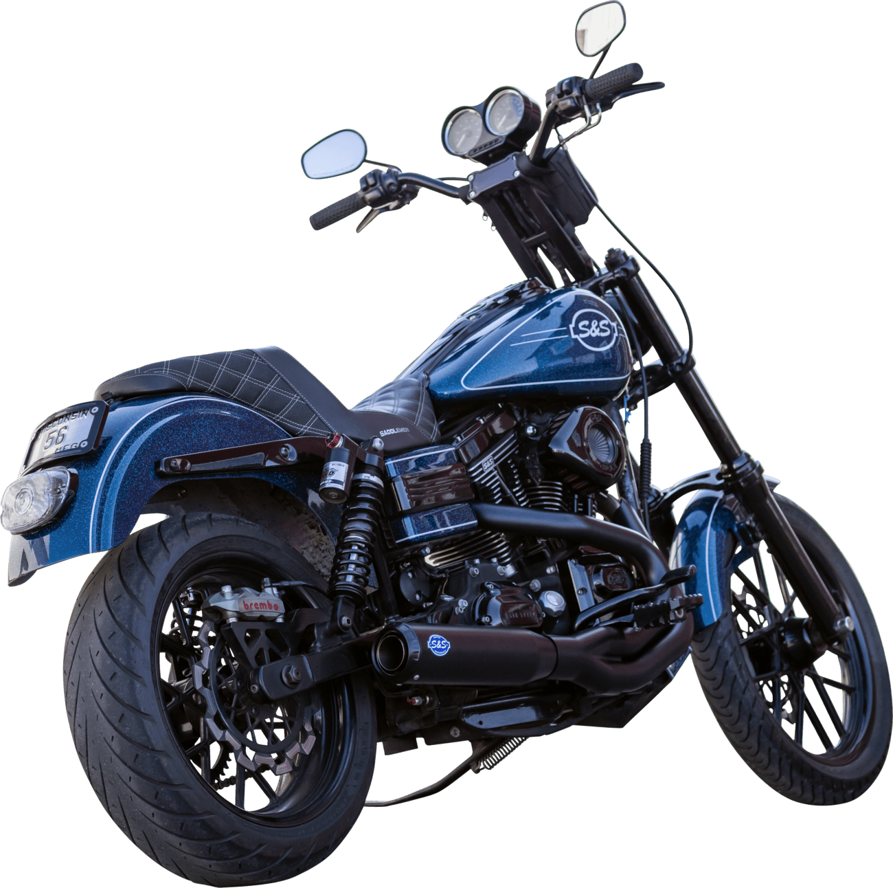 S&S CYCLES-2-into-1 Qualifier Exhaust Systems / '06-'17 Dyna-Exhaust - 2 into 1-MetalCore Harley Supply