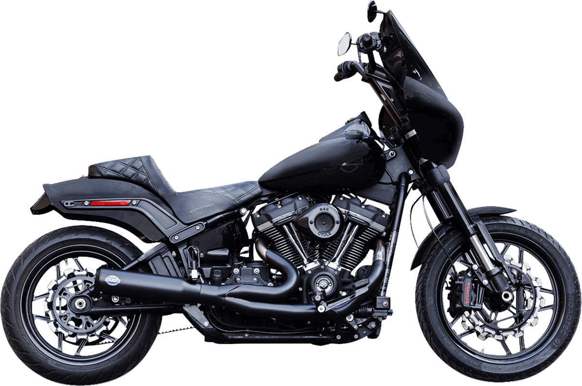 S&S CYCLE - 2-into-1 Qualifier Exhaust System for M8 Softails