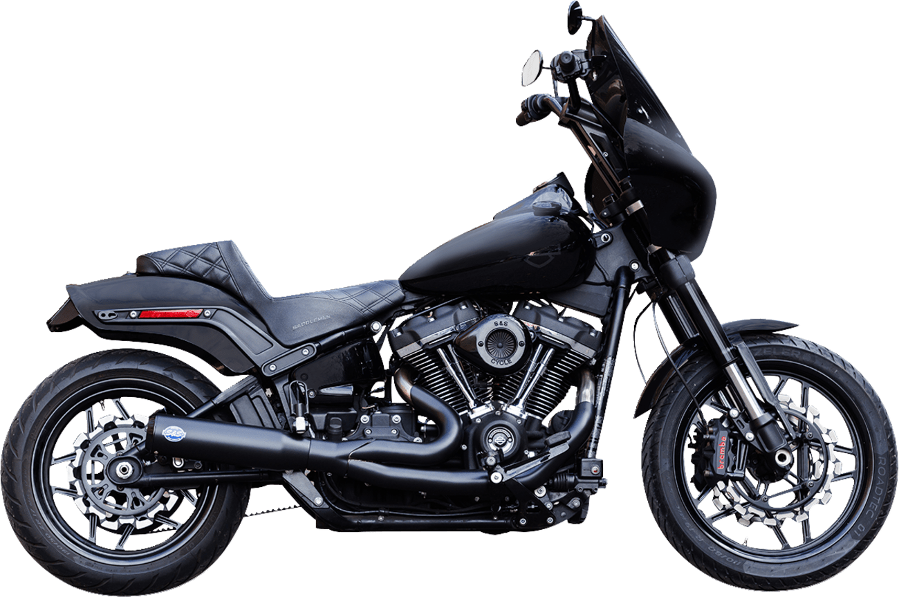 S&S CYCLES-2-into-1 Qualifier Exhaust Systems / M8 Softail-Exhaust - 2 into 1-MetalCore Harley Supply