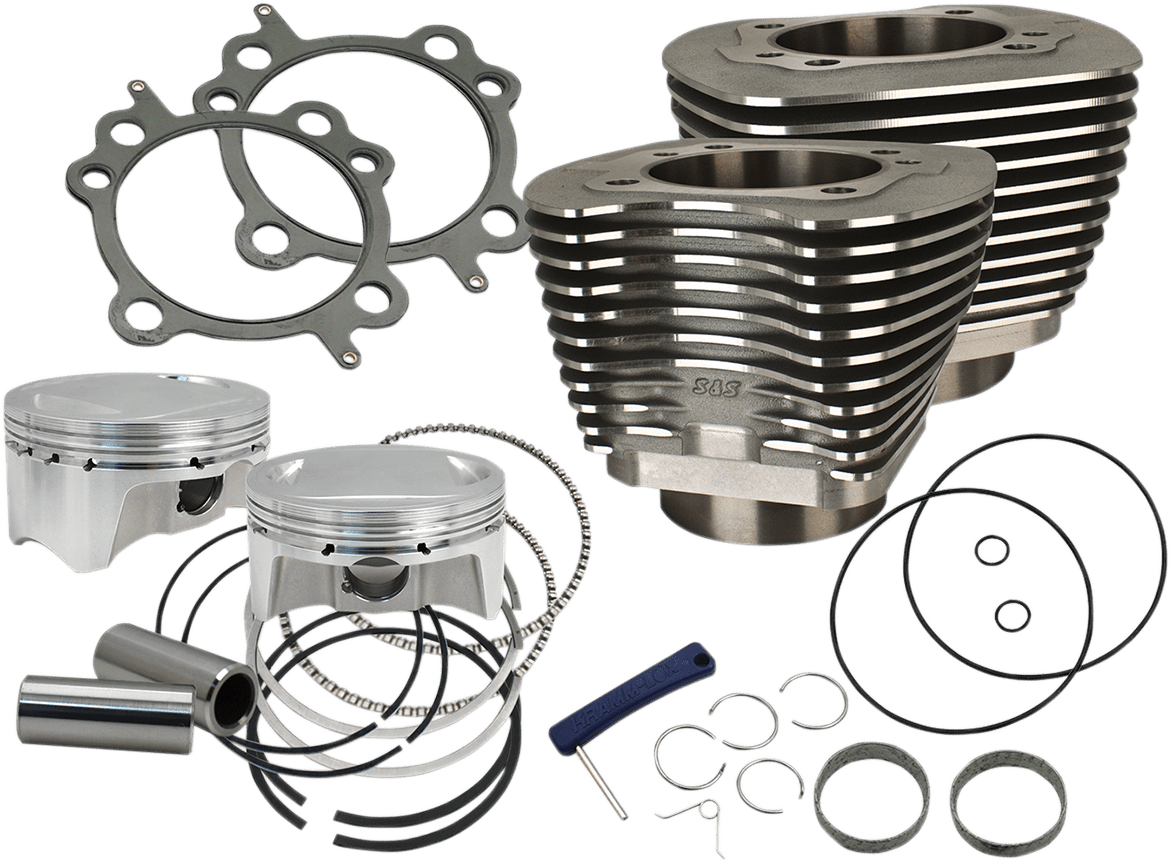 S&S CYCLES-Bolt-In Sidewinder® 4" Big Bore Kits / '99-'17 Twin Cams-Big Bore Kit-MetalCore Harley Supply