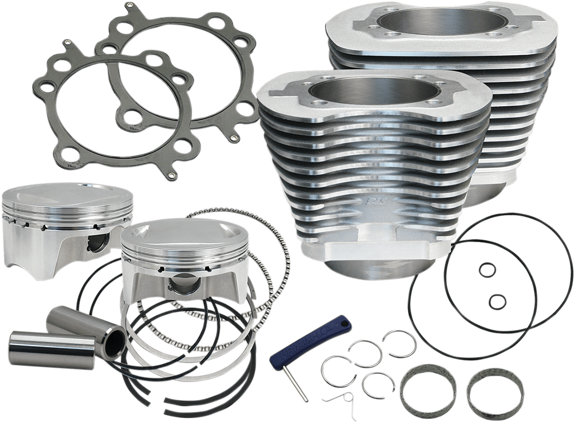 S&S CYCLES-Bolt-In Sidewinder® 4" Big Bore Kits / '99-'17 Twin Cams-Big Bore Kit-MetalCore Harley Supply