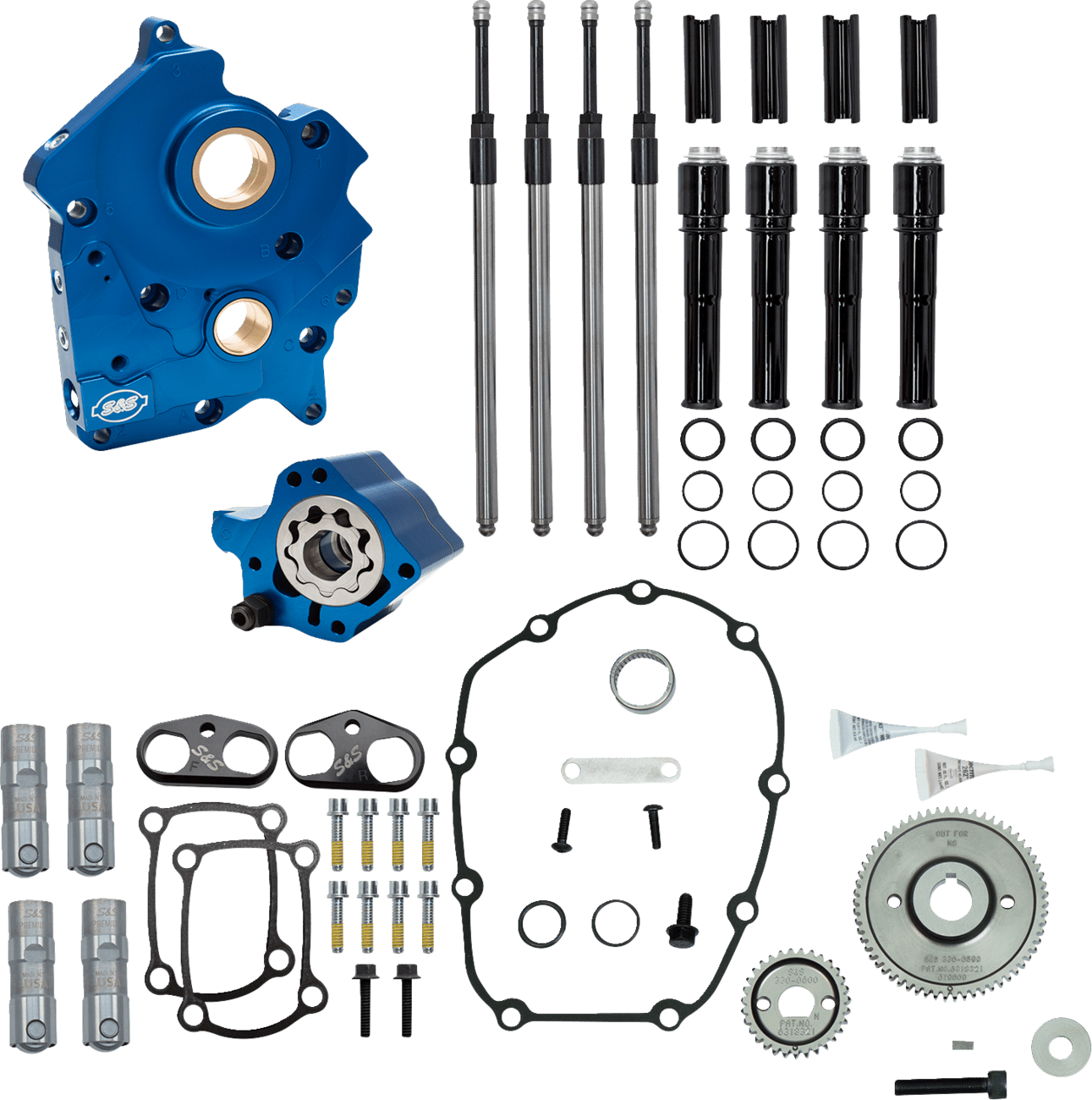 S&S CYCLES-Cam Chest Kit without Cams / M8 Motors-Camchest Kits-MetalCore Harley Supply