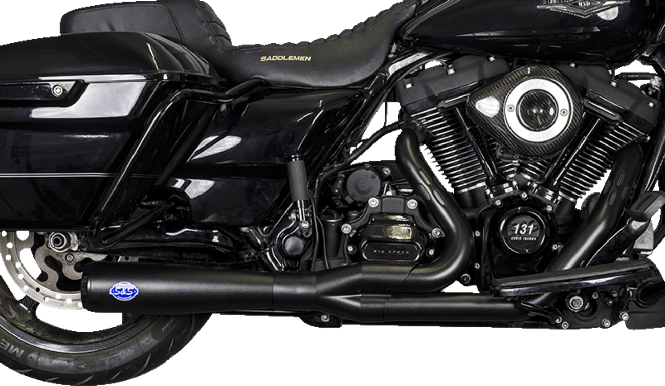 S&S CYCLES-Diamondback 2-into-1 Exhaust Systems / '17-'23 M8 Motors-Exhaust - 2 into 1-MetalCore Harley Supply