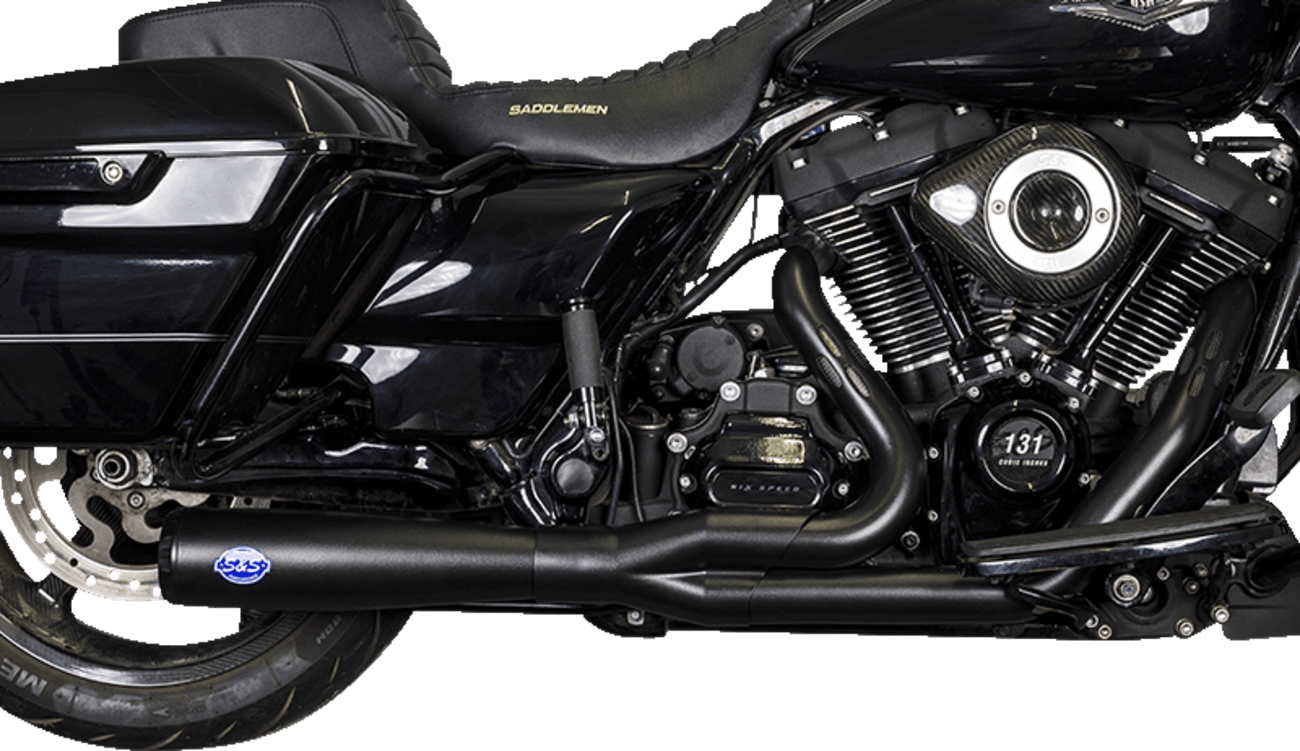 S&S CYCLES-Diamondback 2-into-1 Exhaust Systems / '17-'23 M8 Motors-Exhaust - 2 into 1-MetalCore Harley Supply