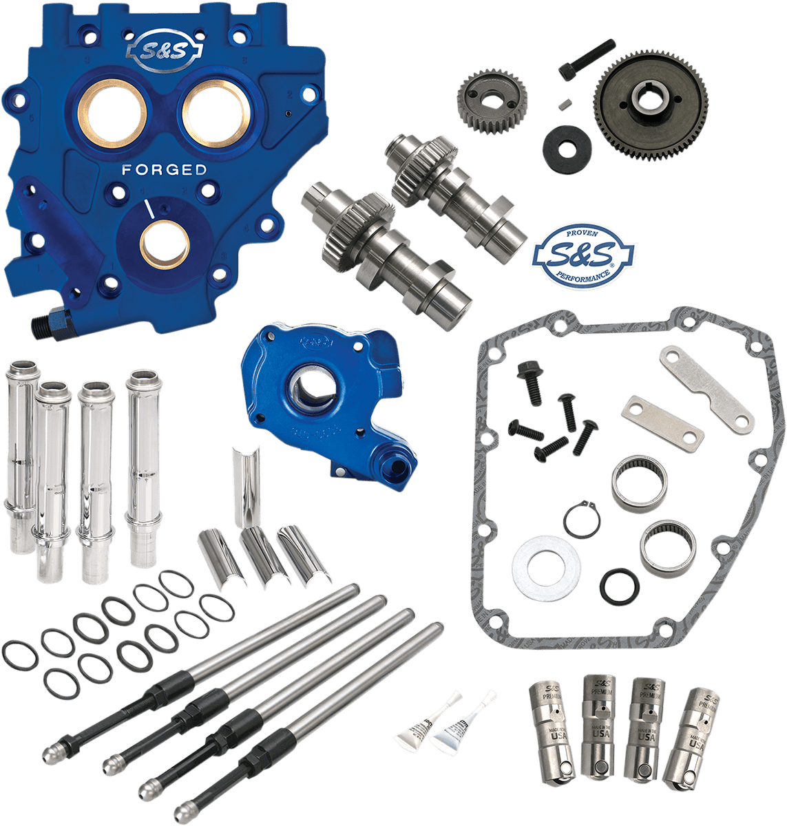 S&S CYCLES-Gear & Chain Drive Cam Chest Kits / '99-'17 Twin Cams-Camchest Kits-MetalCore Harley Supply