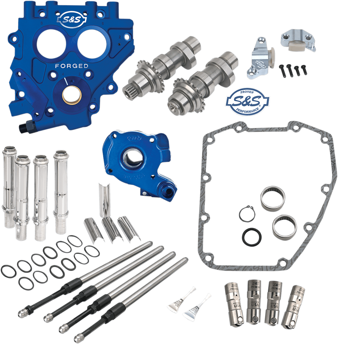 S&S CYCLES-Gear & Chain Drive Cam Chest Kits / '99-'17 Twin Cams-Camchest Kits-MetalCore Harley Supply