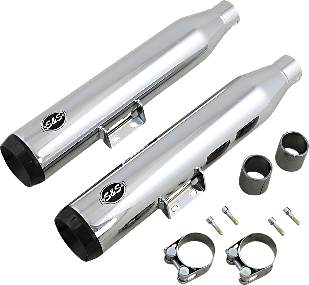 S&S CYCLES-Grand National 50 State Slip-On Mufflers / '18-'20 M8 Softail-Exhaust - Slip Ons-MetalCore Harley Supply