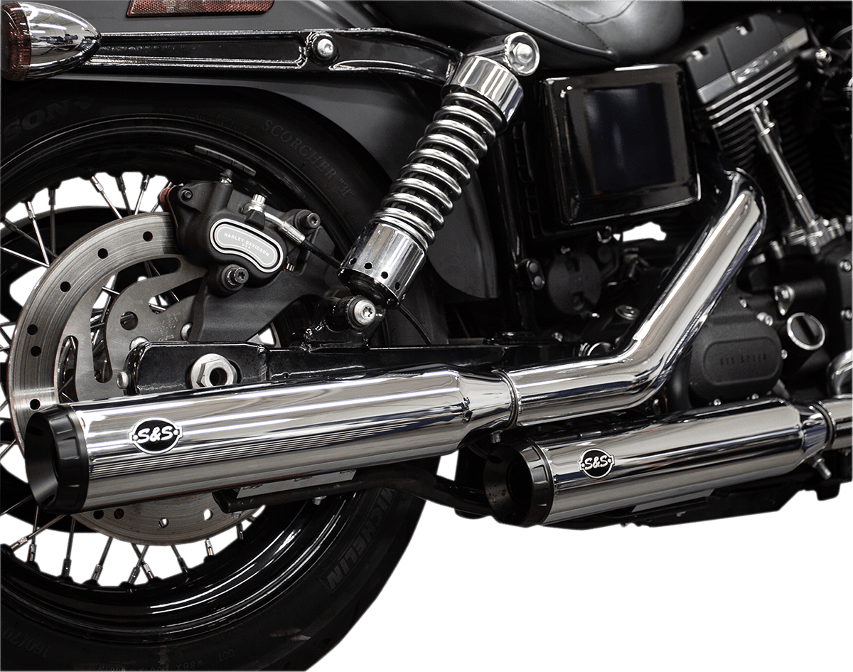 S&S CYCLES-Grand National Slip-On Mufflers / '99-'17 Dyna-Exhaust - Slip Ons-MetalCore Harley Supply