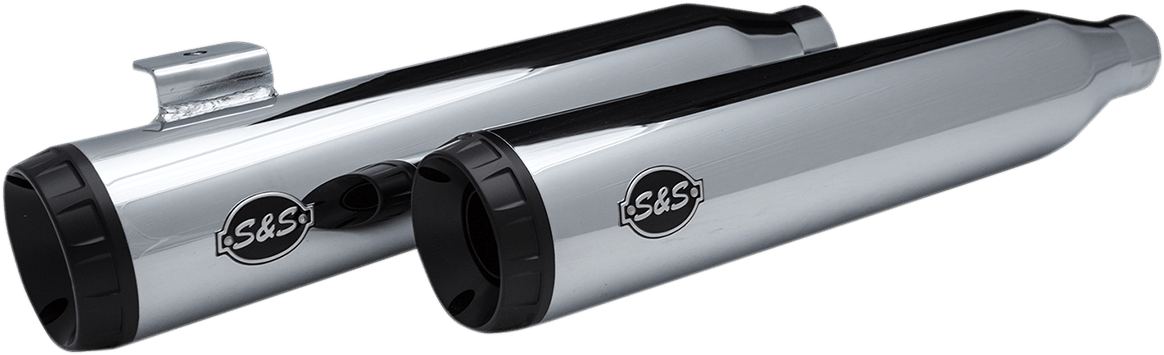 S&S CYCLES-Grand National Slip-On Mufflers / '99-'17 Dyna-Exhaust - Slip Ons-MetalCore Harley Supply