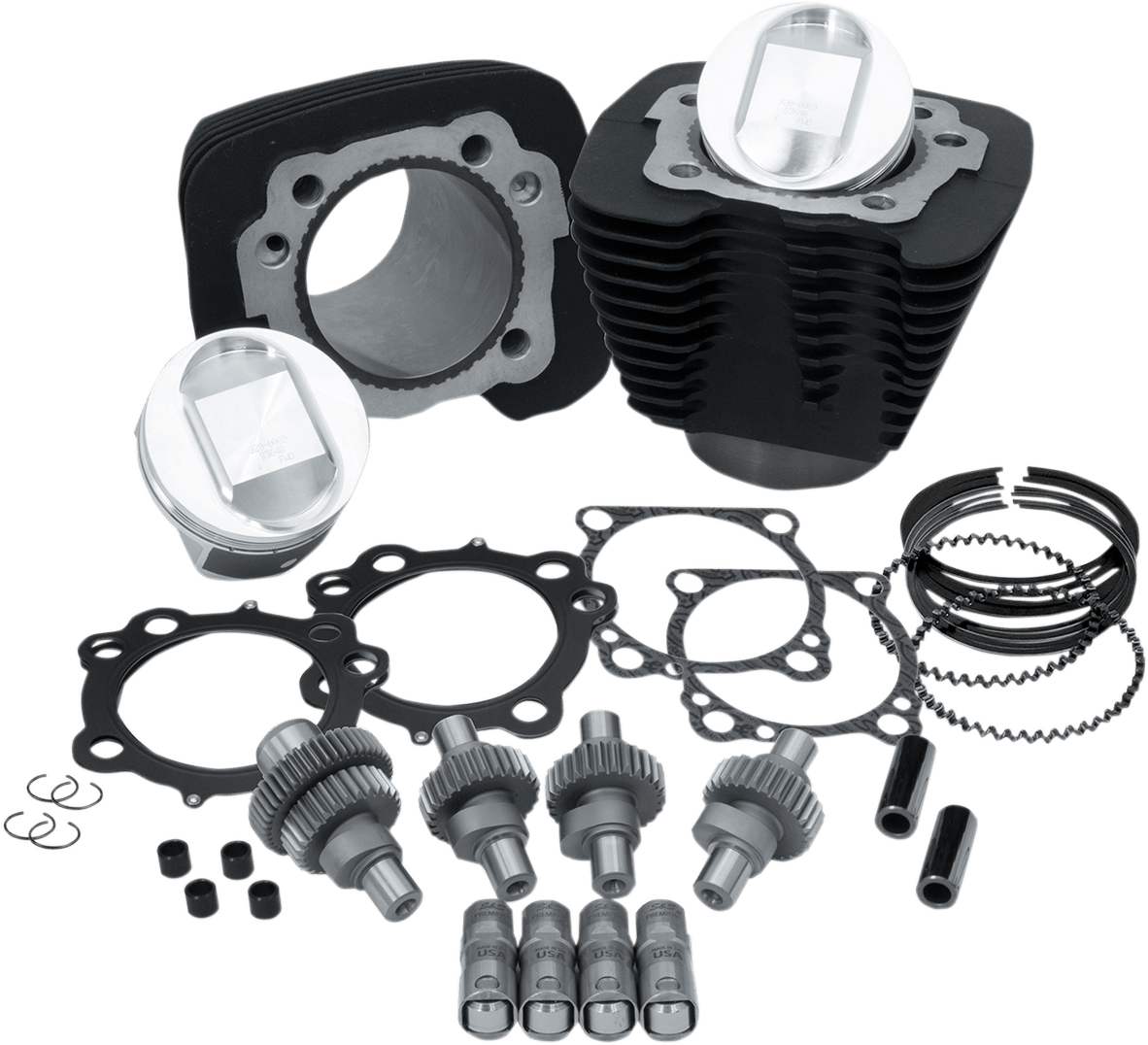 S&S CYCLES-Hooligan Engine Performance Kits / '00-'22 Sportster-Big Bore Kit-MetalCore Harley Supply