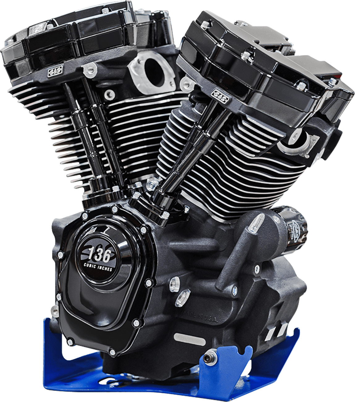 S&S CYCLES-MK136 Black Edition M8 Engine / M8 Bagger-Engine-MetalCore Harley Supply