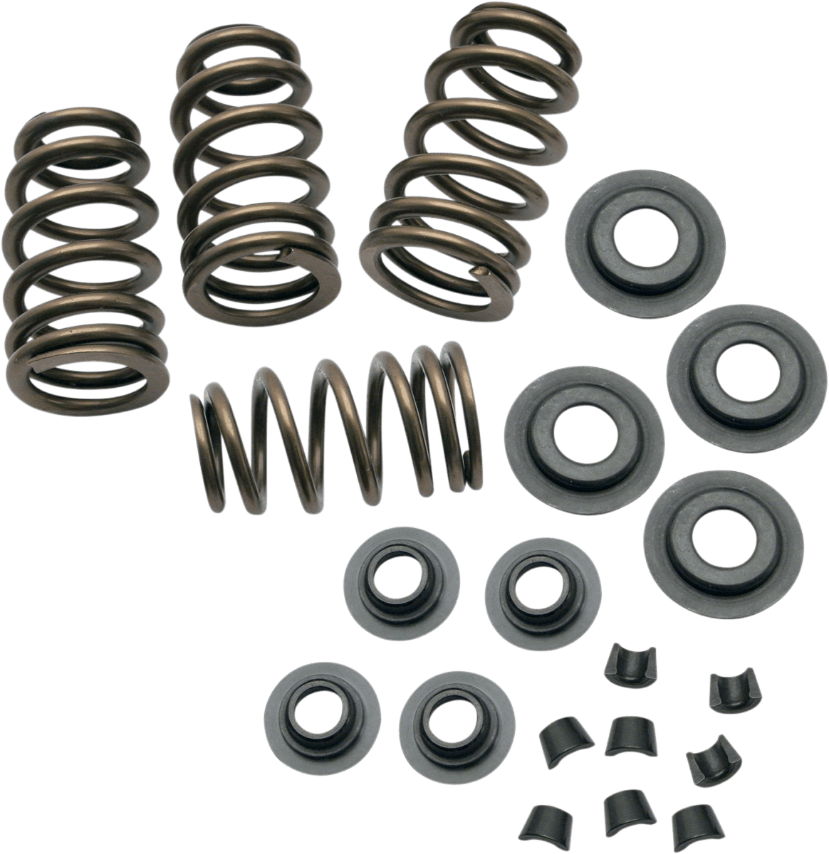 S&S CYCLES - SidewinderÂ® .650" Valve Spring Kits / '88 - '17 Models - Valve Springs / Retainers / Seals - MetalCore Harley Supply