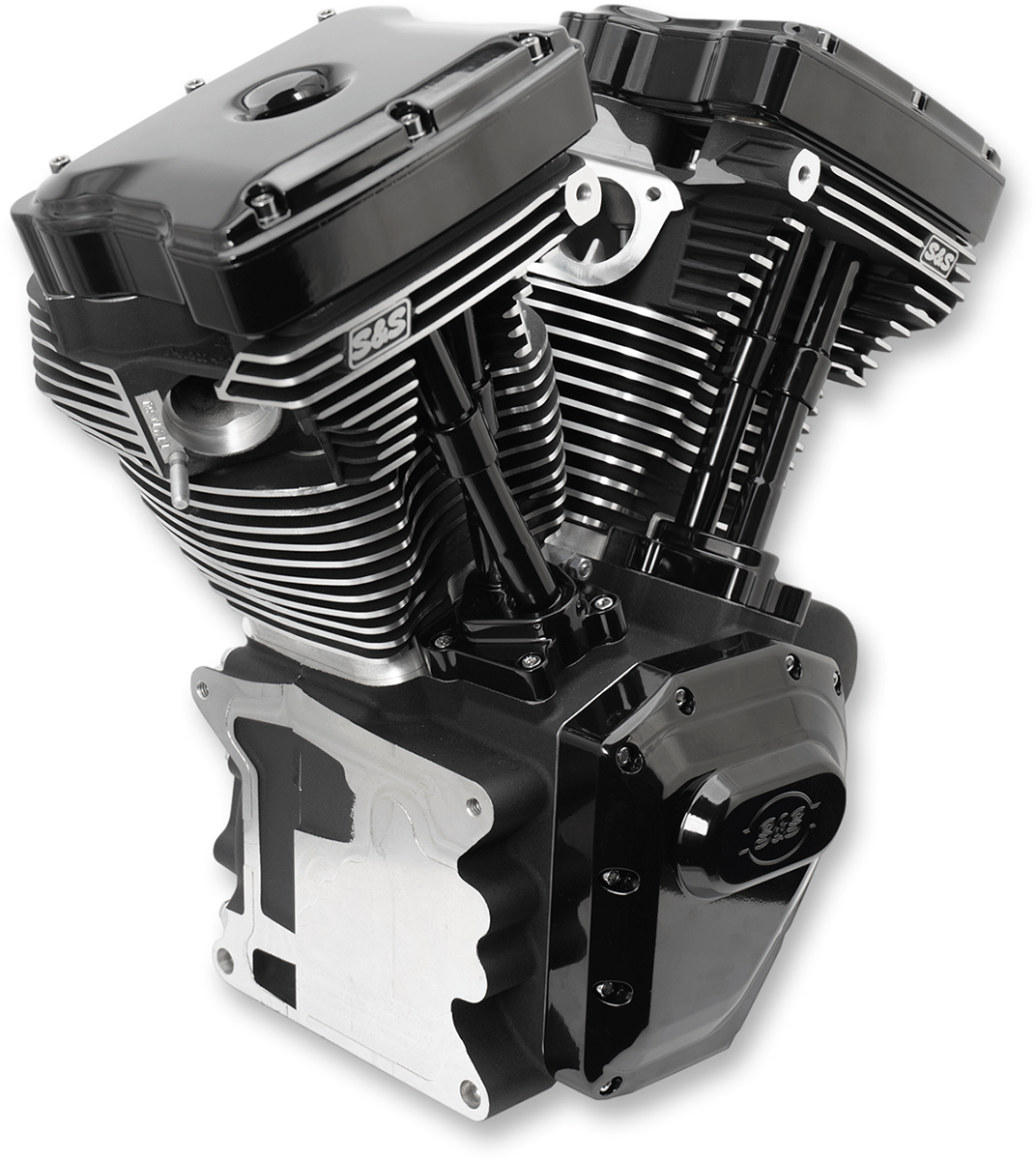 S&S CYCLES-T124 High Compression Long Block Twin Cam Engines / '99-'17 Big Twins-Engine-MetalCore Harley Supply