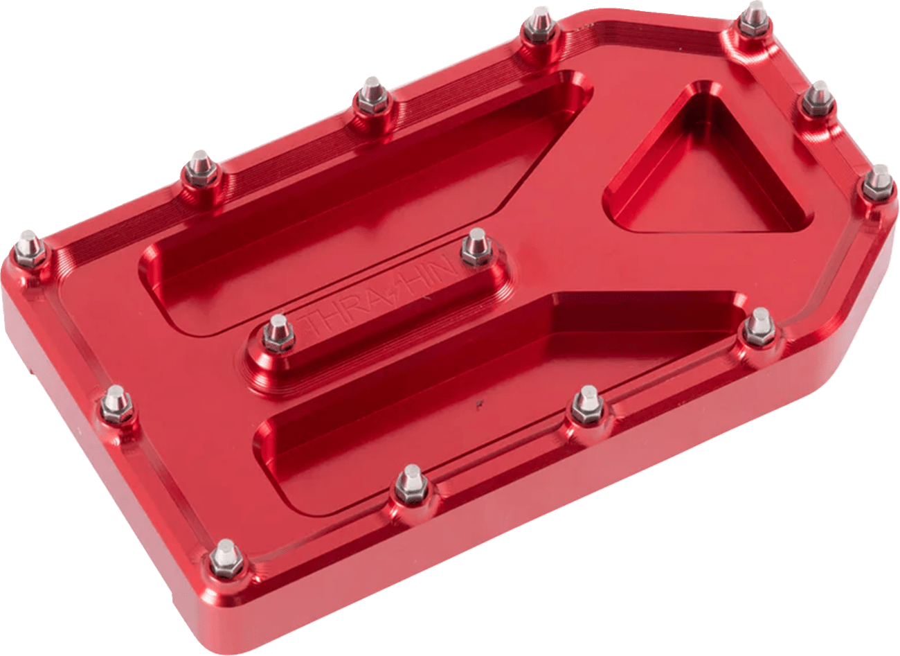 THRASHIN SUPPLY CO.-Aggressor Brake Pedal Pad - MetalCore Harley Supply