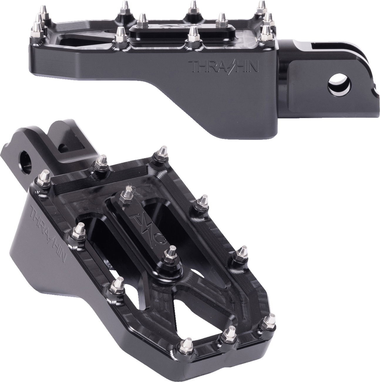 THRASHIN SUPPLY CO.-Aggressor Foot Pegs Front - MetalCore Harley Supply