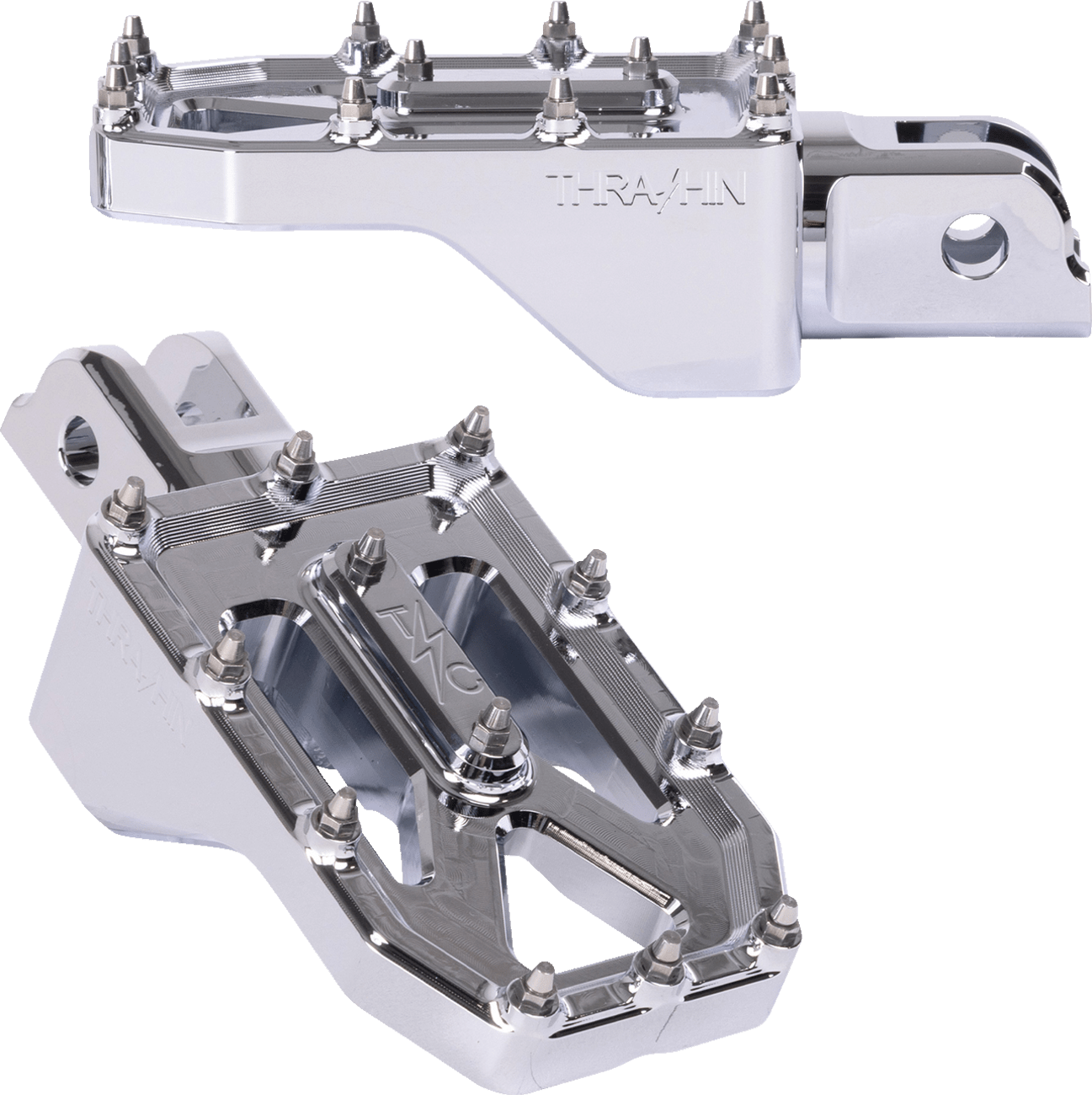 THRASHIN SUPPLY CO.-Aggressor Foot Pegs Front - MetalCore Harley Supply