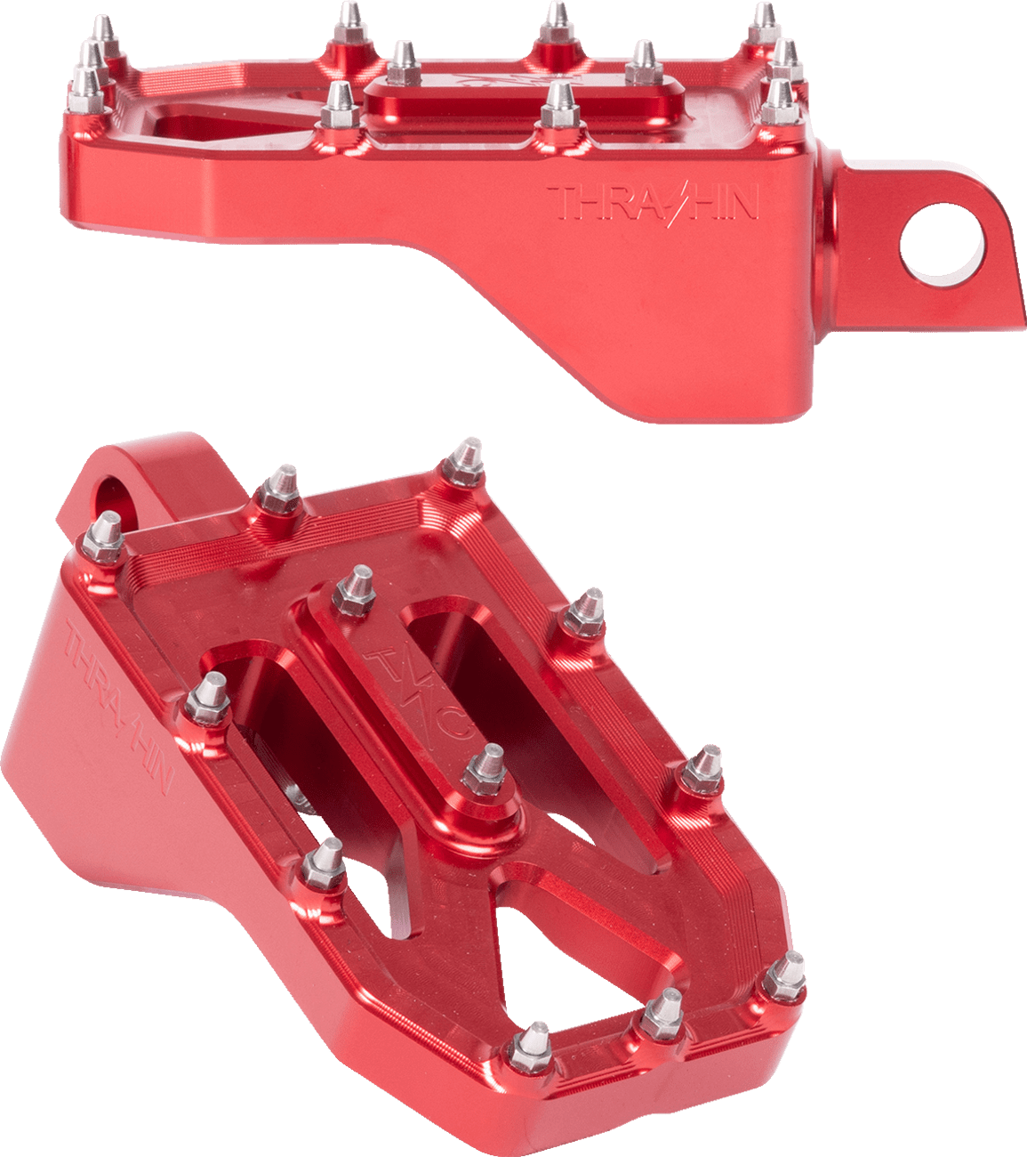 THRASHIN SUPPLY CO.-Aggressor Foot Pegs Rear - MetalCore Harley Supply