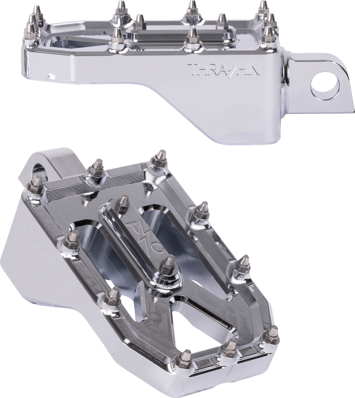 THRASHIN SUPPLY CO.-Aggressor Foot Pegs Rear - MetalCore Harley Supply
