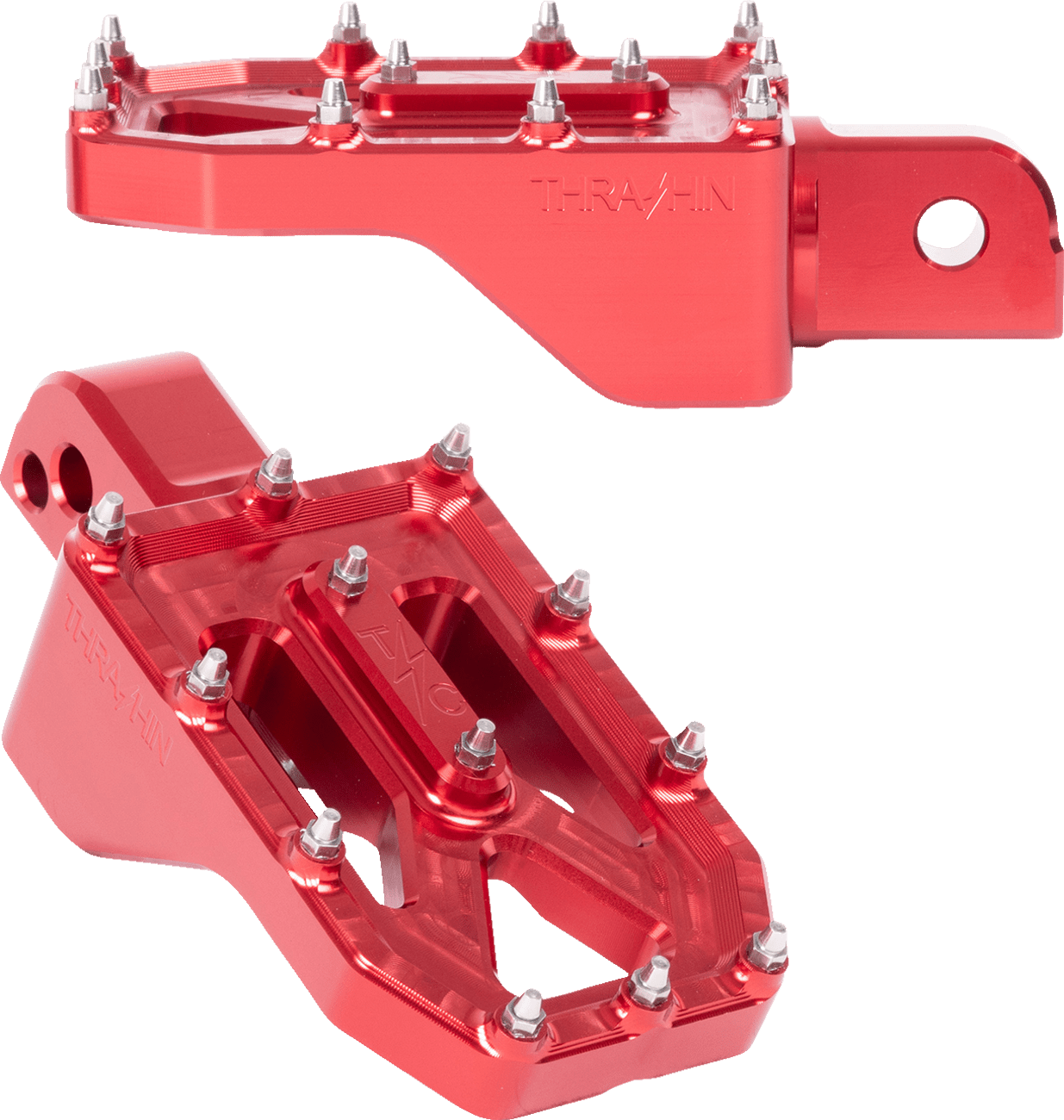 THRASHIN SUPPLY CO.-Aggressor Foot Pegs Rear - MetalCore Harley Supply