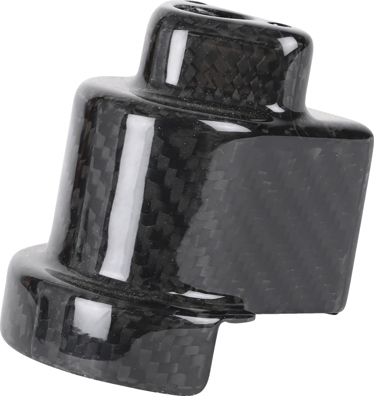 THRASHIN SUPPLY CO.-Carbon Fiber Steering Lock Cover - MetalCore Harley Supply