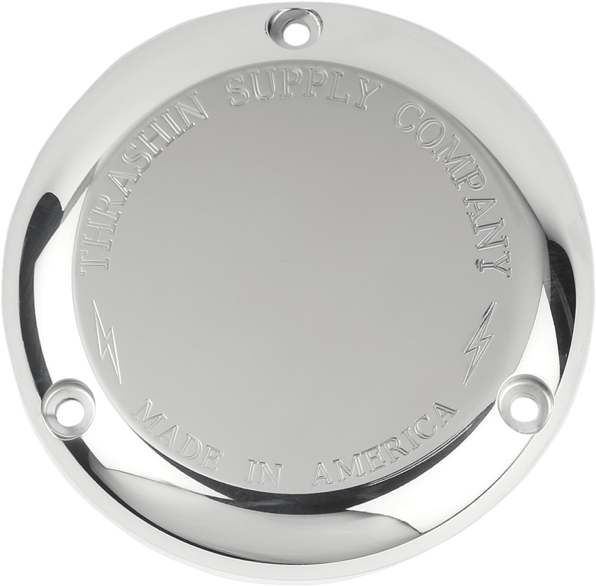THRASHIN SUPPLY CO.-Classic Derby Cover 3 Hole - MetalCore Harley Supply