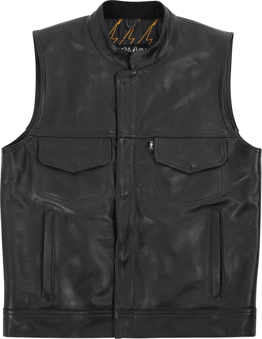THRASHIN SUPPLY CO.-Mulholland Leather Riding Vest - MetalCore Harley Supply