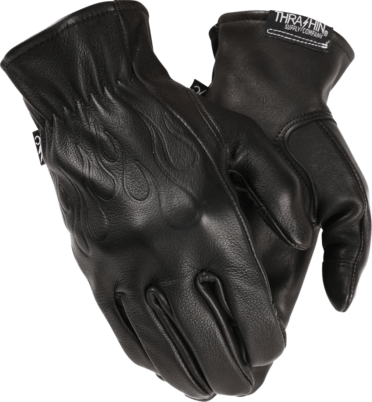 THRASHIN SUPPLY CO.-Roper Leather Gloves - MetalCore Harley Supply
