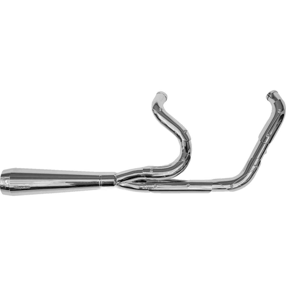 TRASK - Assault 2:1 Exhaust '07-'16 Bagger - Polished - MetalCore Harley Supply