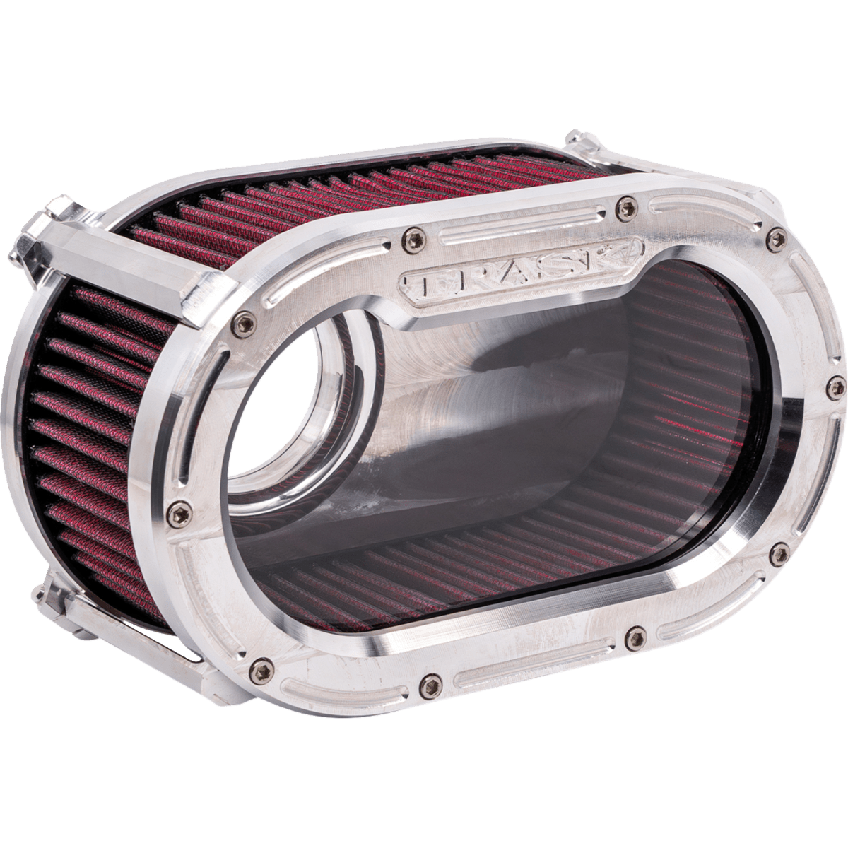 TRASK - Big Papi High-Flow Air Cleaner - Gen 1 M8 Chrome - View 2 - MetalCore Harley Supply