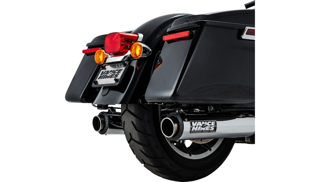 VANCE & HINES - Supersport Slip - on Mufflers / '17 - '24 Touring - Exhaust - Slip Ons - MetalCore Harley Supply