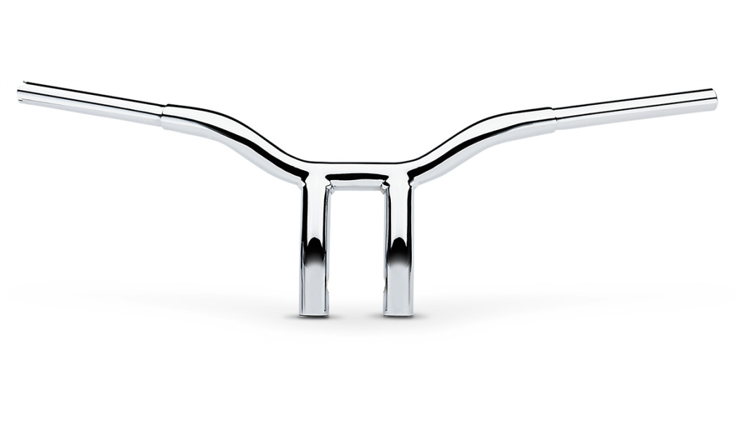 LA CHOPPERS-1 1/4" One Piece Kage Fighter Pull Back T bars / Chrome-Handlebars / Risers-MetalCore Harley Supply