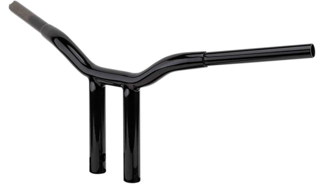 LA CHOPPERS-1 1/4" One Piece Kage Fighter T bars / Gloss Black-Handlebars / Risers-MetalCore Harley Supply