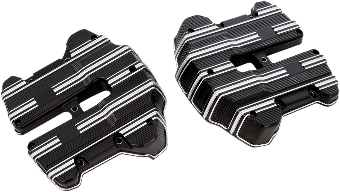 ARLEN NESS-10 Gauge Rocker Box Top Covers / M8 | Twin Cam-Rocker Box Covers-MetalCore Harley Supply