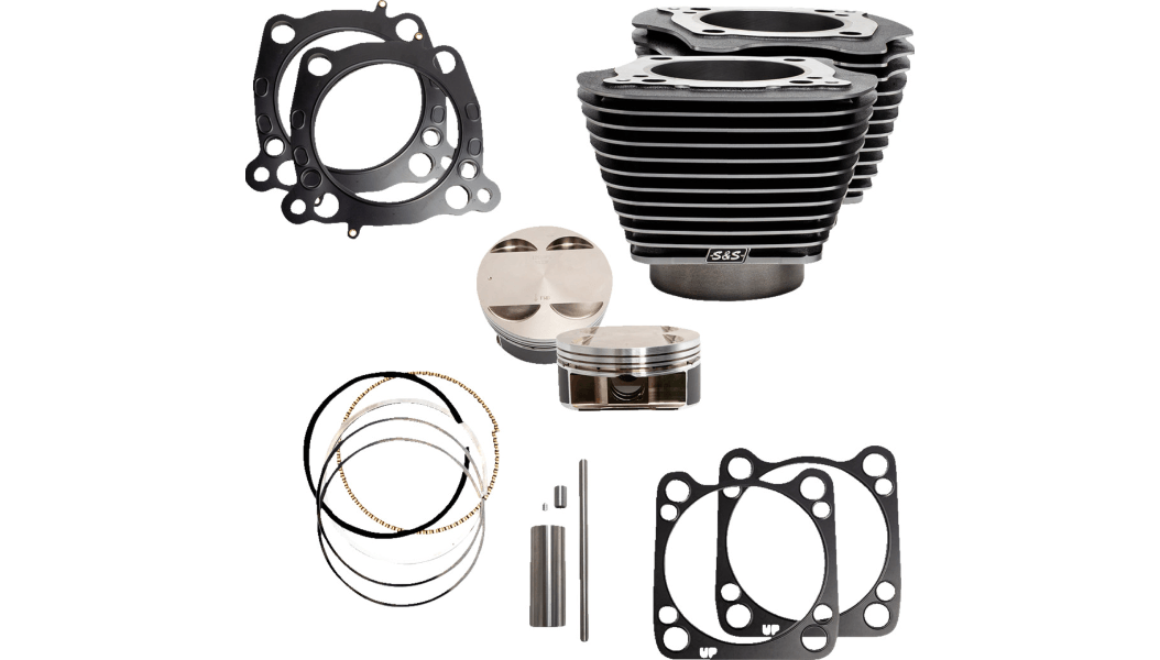 S&S CYCLES-128" Big Bore Cylinder Kit for 114" and 117" / M8-Big Bore Kit-MetalCore Harley Supply