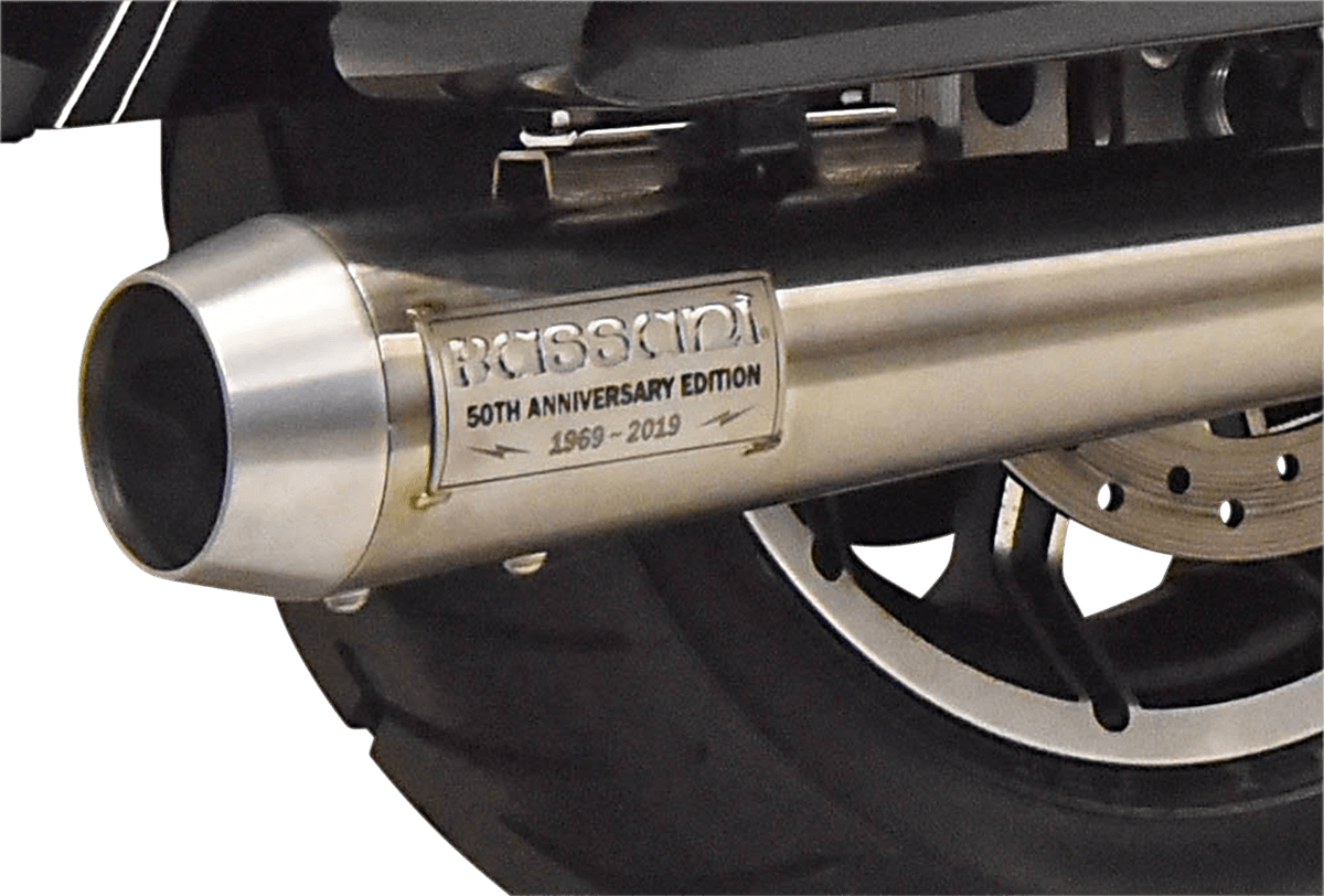BASSANI-50th Anniversary 2:1 Exhaust System - M8 Bagger-Exhaust - 2 into 1-MetalCore Harley Supply