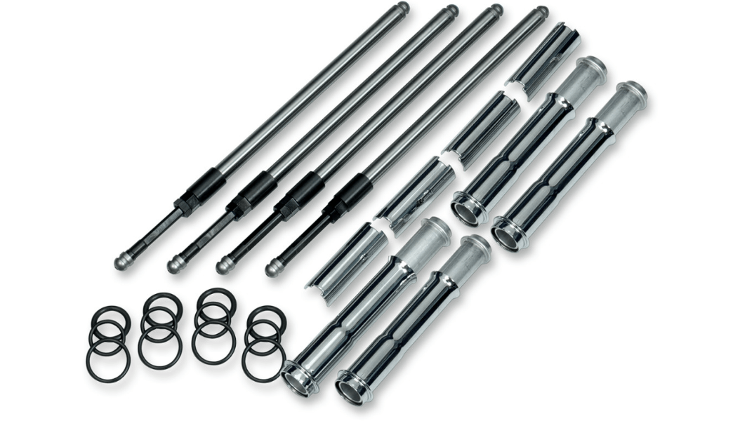 S&S CYCLES-Adjustable Pushrods with Covers / M8-Pushrods-MetalCore Harley Supply