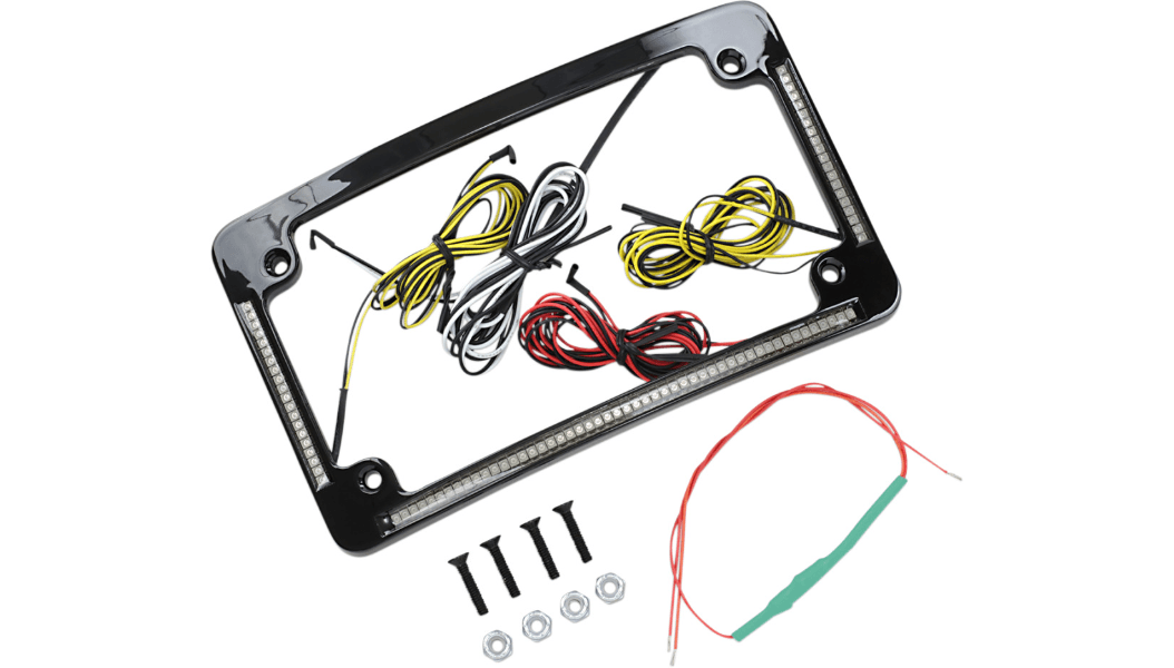 CUSTOM DYNAMICS-All-In-One License Plate Frame-License Plate Frame-MetalCore Harley Supply
