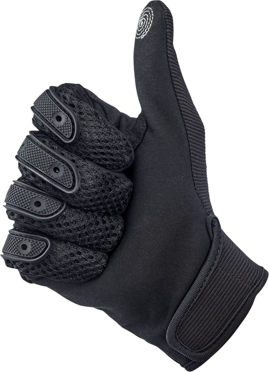 BILTWELL-Anza Gloves / Red Black-Gloves-MetalCore Harley Supply