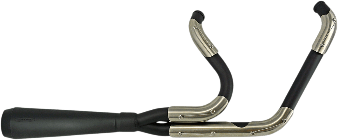TRASK-Assault 2:1 Exhaust Systems / '06-'17 Dyna-Exhaust - 2 into 1-MetalCore Harley Supply