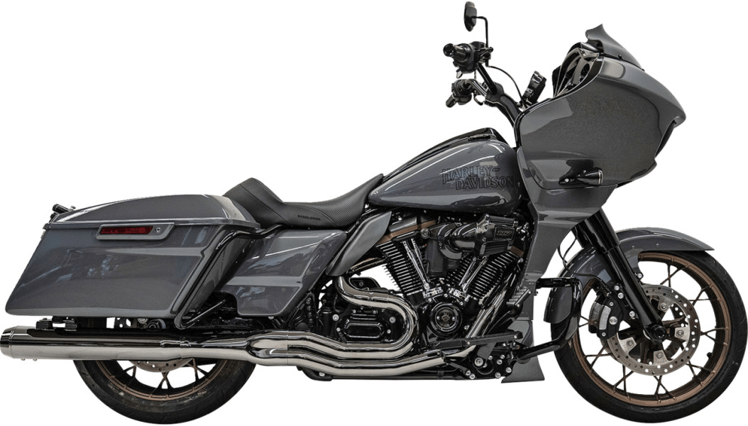 BASSANI-B4 2-into-1 Exhaust System / M8 Bagger-Exhaust - 2 into 1-MetalCore Harley Supply