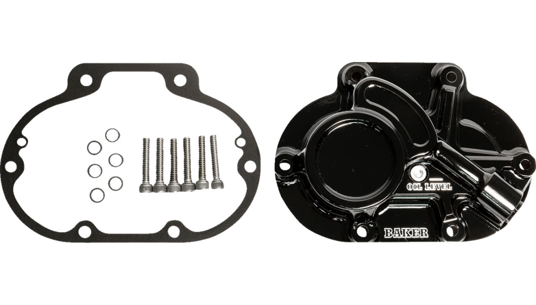 BAKER DRIVETRAIN-Function Formed Cable Type Transmission Side Cover / '06-'23 Big Twin-Transmission Cover-MetalCore Harley Supply
