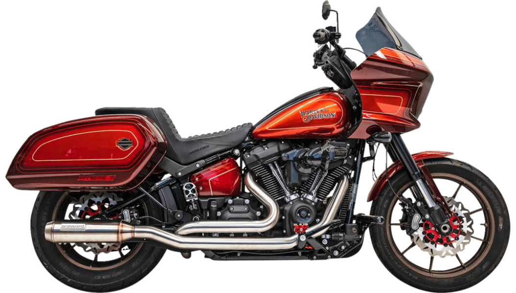 BASSANI-True Dual Performance Exhaust System / M8 Softail-Exhaust - Dual-MetalCore Harley Supply