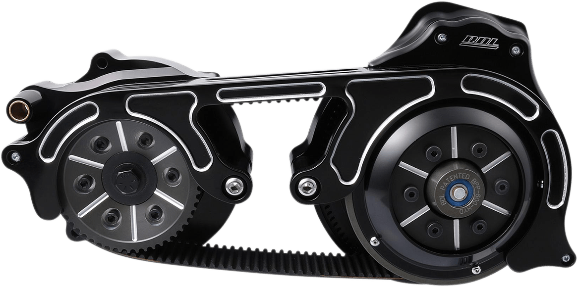 BELT DRIVES LTD-2" Open Belt Drive Kit with 2-Piece Motor Plate / '14-'16 Bagger-Primary Kits-MetalCore Harley Supply